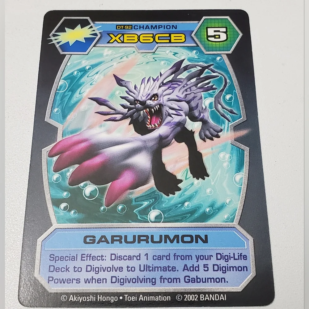 Garurumon DT-92 | LP | Digimon D-Tector TCG Card